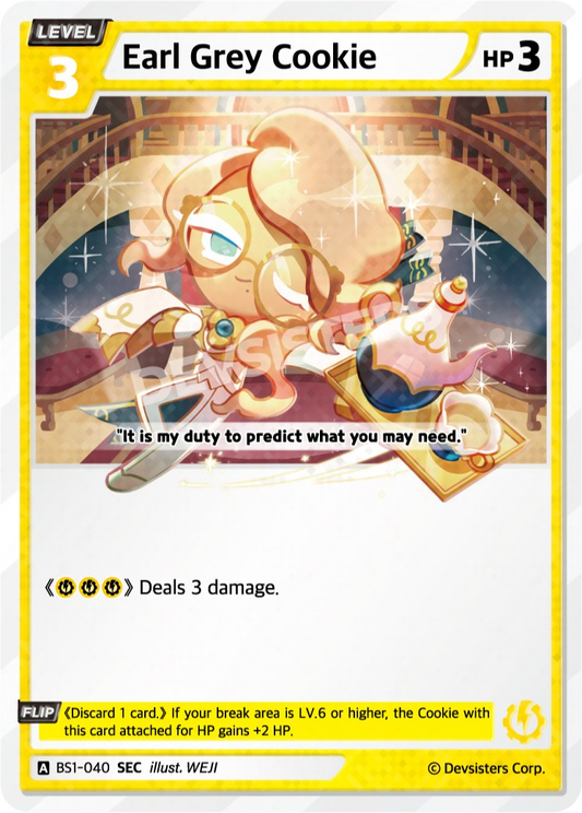 CookieRun TCG - Earl Gray Cookie [BS1‑040 SEC]