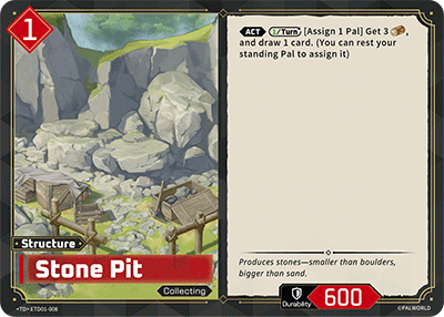 Palworld TCG - Stone Pit [ETD01-008TD]