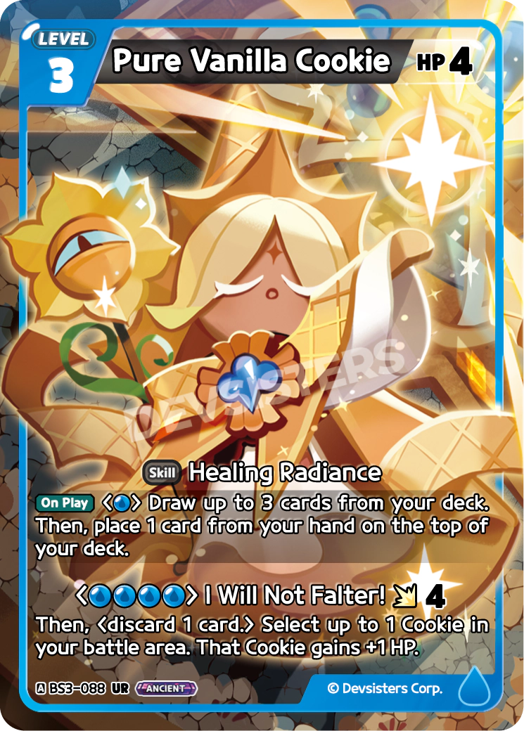 CookieRun TCG - Pure Vanilla Cookie [BS3-088 UR]
