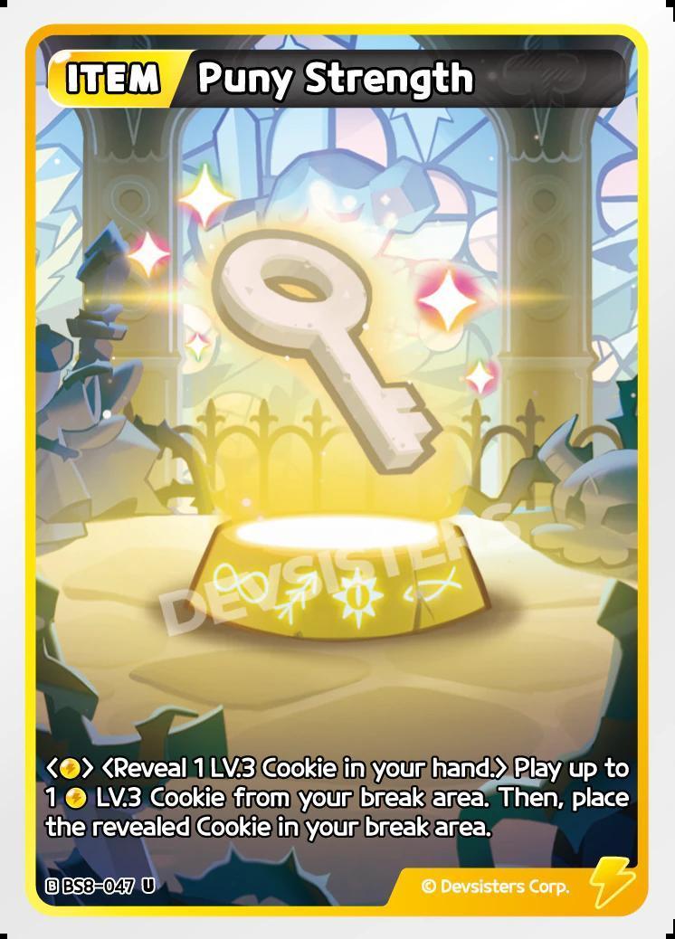 CookieRun TCG - Puny Strength [BS8-047 U]