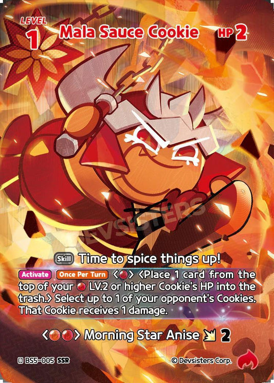 CookieRun TCG - Mala Sauce Cookie [BS5-005 SSR]