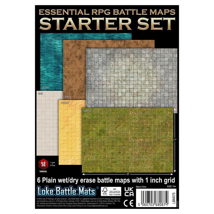 Essential RPG Battle Maps Starter Set - Loke BattleMats