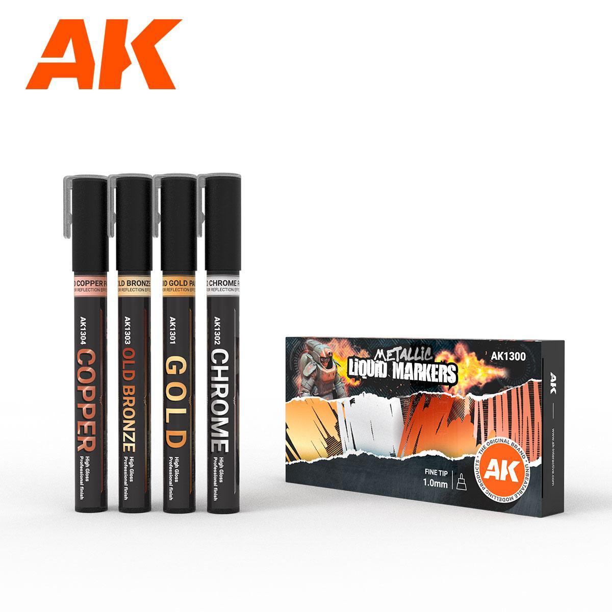 AK Interactive - Metallic Markers