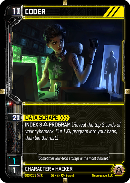 Neuroscape TCG - Coder GEN-003