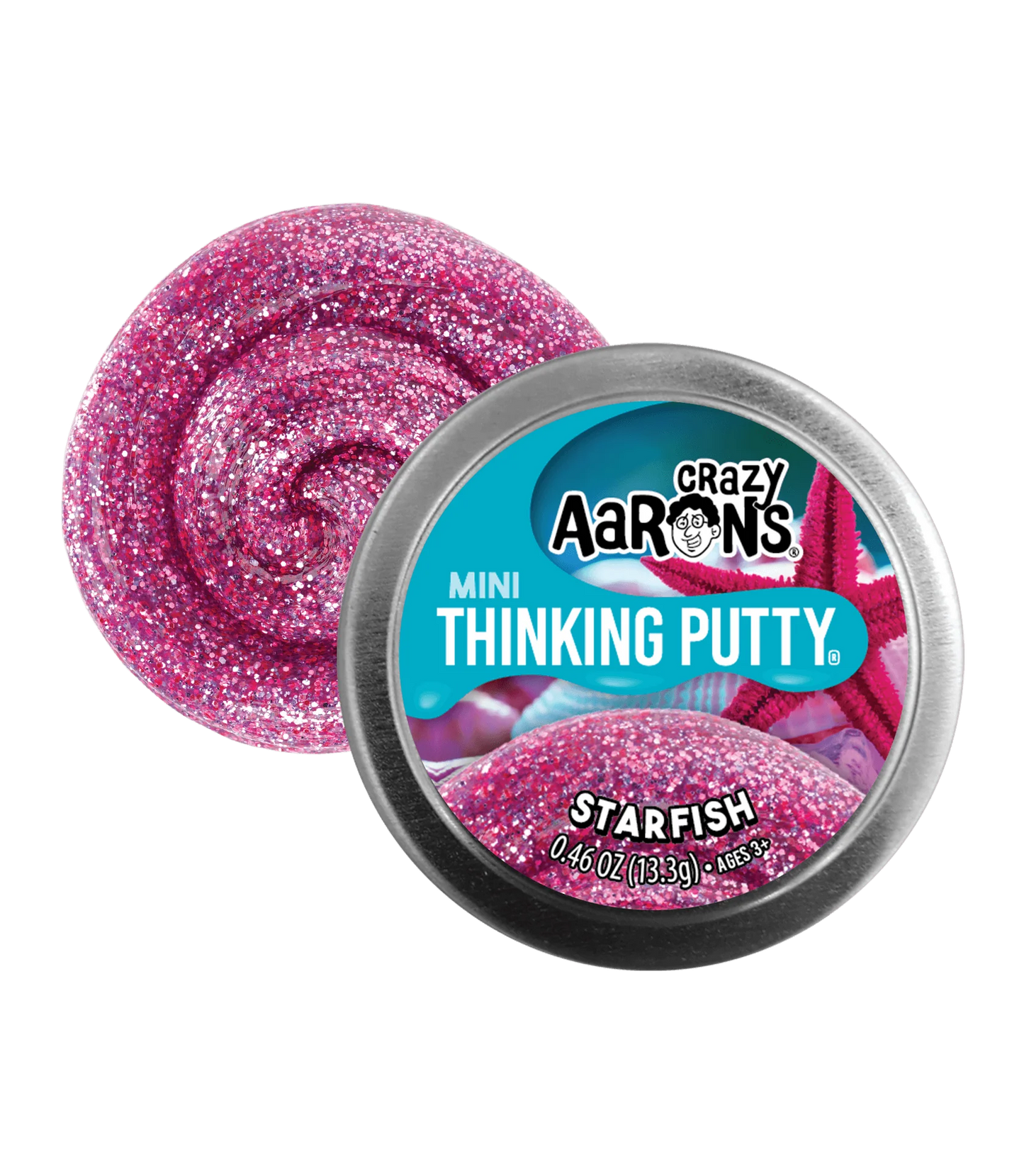 Crazy Aaron's: Starfish - Mini Thinking Putty Tin (0.47 oz)