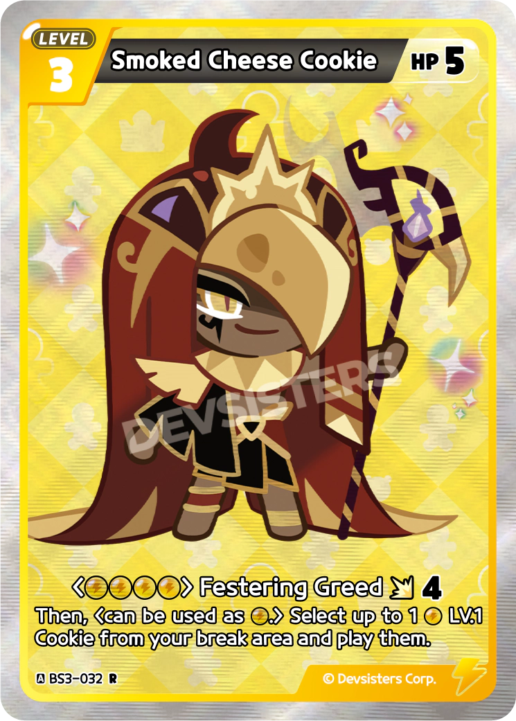 CookieRun TCG - Smoked Cheese Cookie [BS3-032 R]