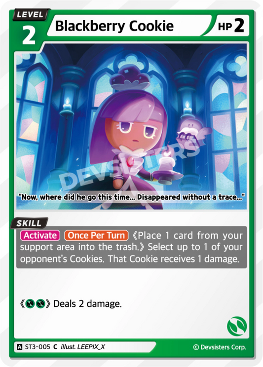 CookieRun TCG - Blackberry Cookie [ST3-005 C]