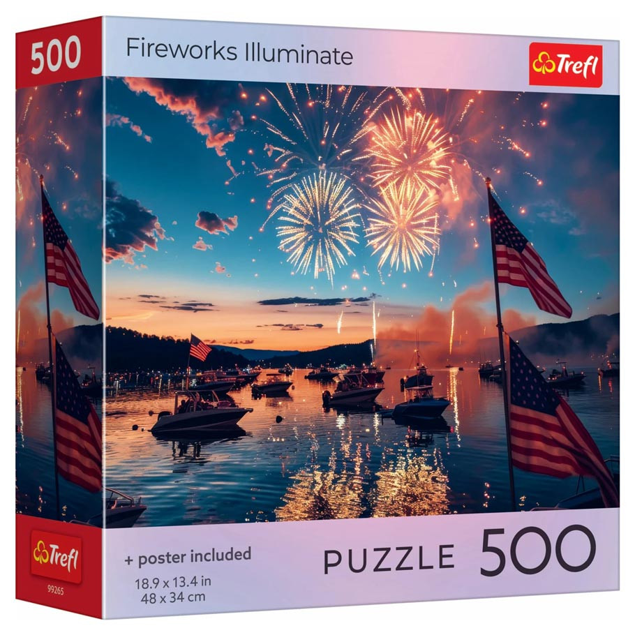Trefl - Firework Illuminate Puzzle (500)