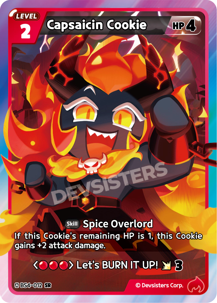CookieRun TCG - Capsaicin Cookie [BS4-012 SR]