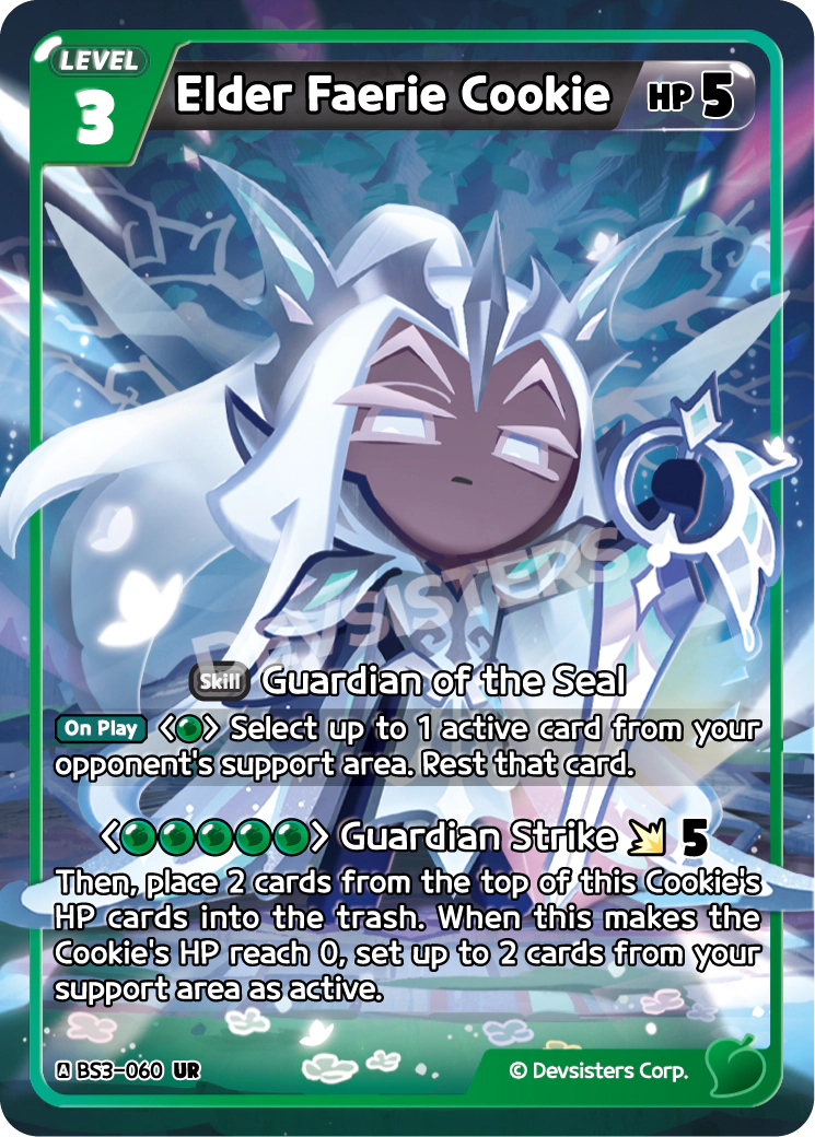 CookieRun TCG - Elder Faerie Cookie [BS3-060 UR]