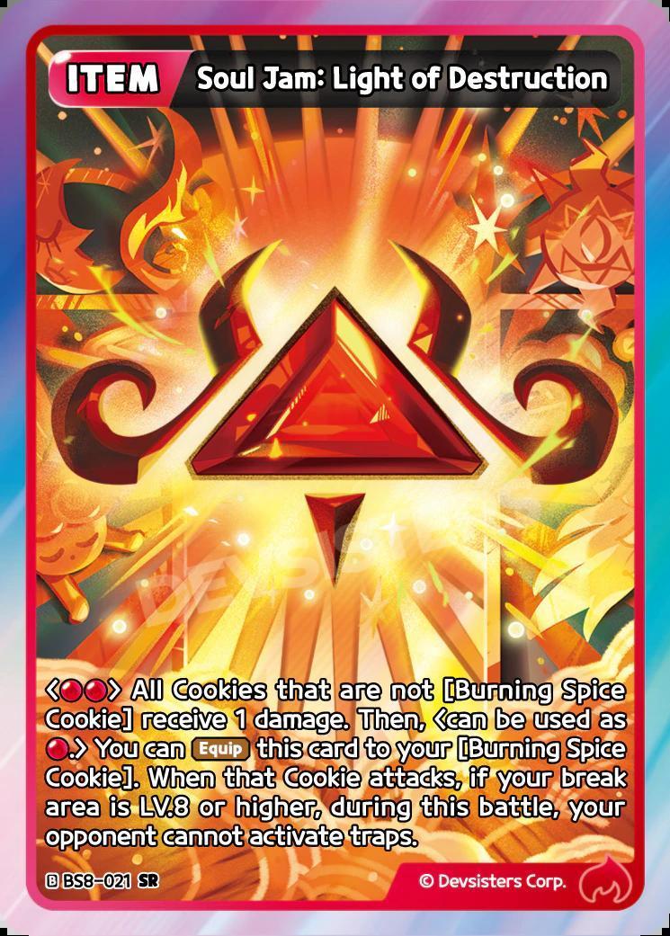 CookieRun TCG - Soul Jam: Light of Destruction [BS8-021 SR]
