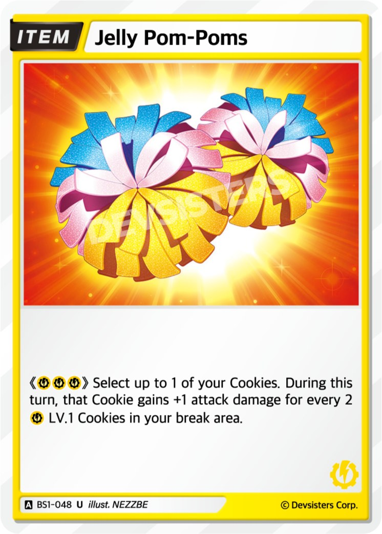 CookieRun TCG - Jelly Pom-Poms [BS1‑048 U]