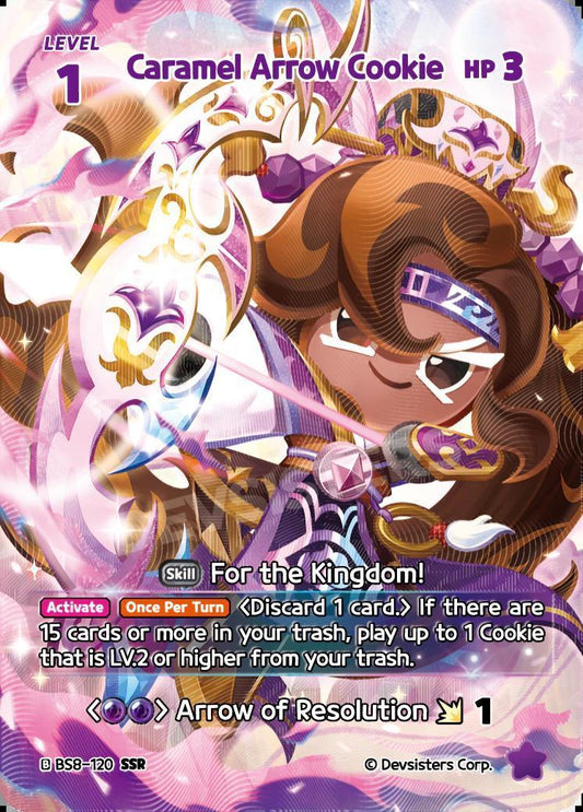 CookieRun TCG - Caramel Arrow Cookie [BS8-120 SSR]