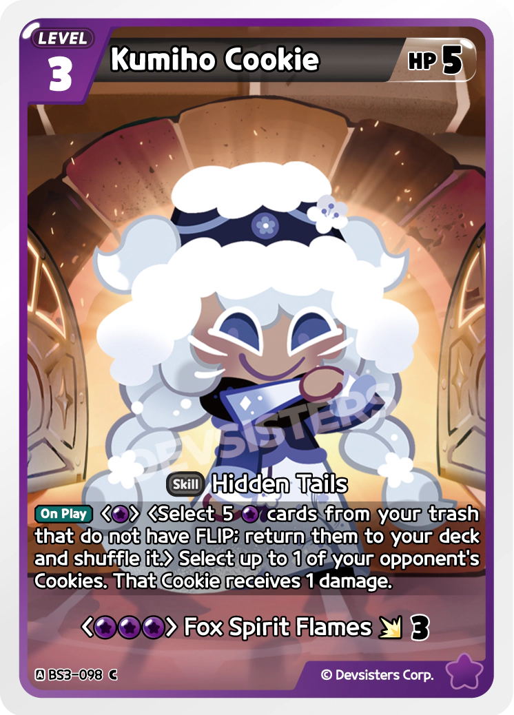 CookieRun TCG - Kumiho Cookie [BS3-098 C]