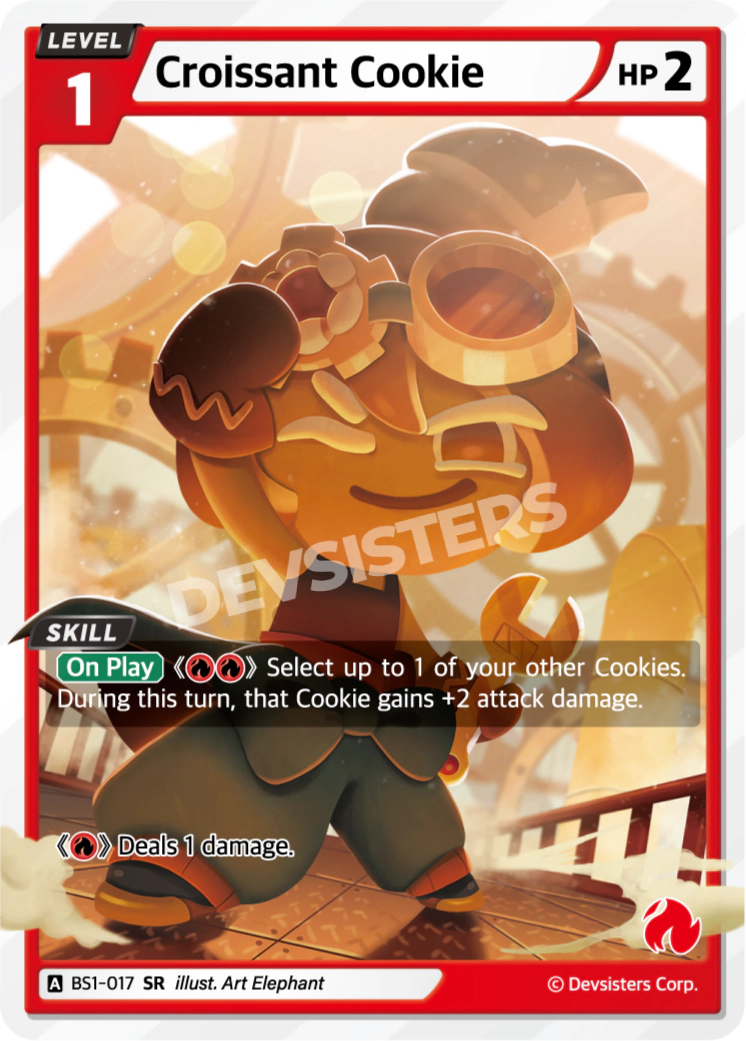 CookieRun TCG - Croissant Cookie [BS1‑017 SR]