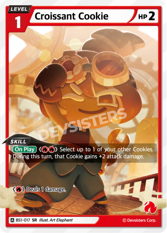 CookieRun TCG - Croissant Cookie [BS1‑017 SR]