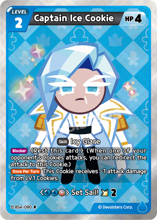 CookieRun TCG - Captain Ice Cookie [BS4-080 R]