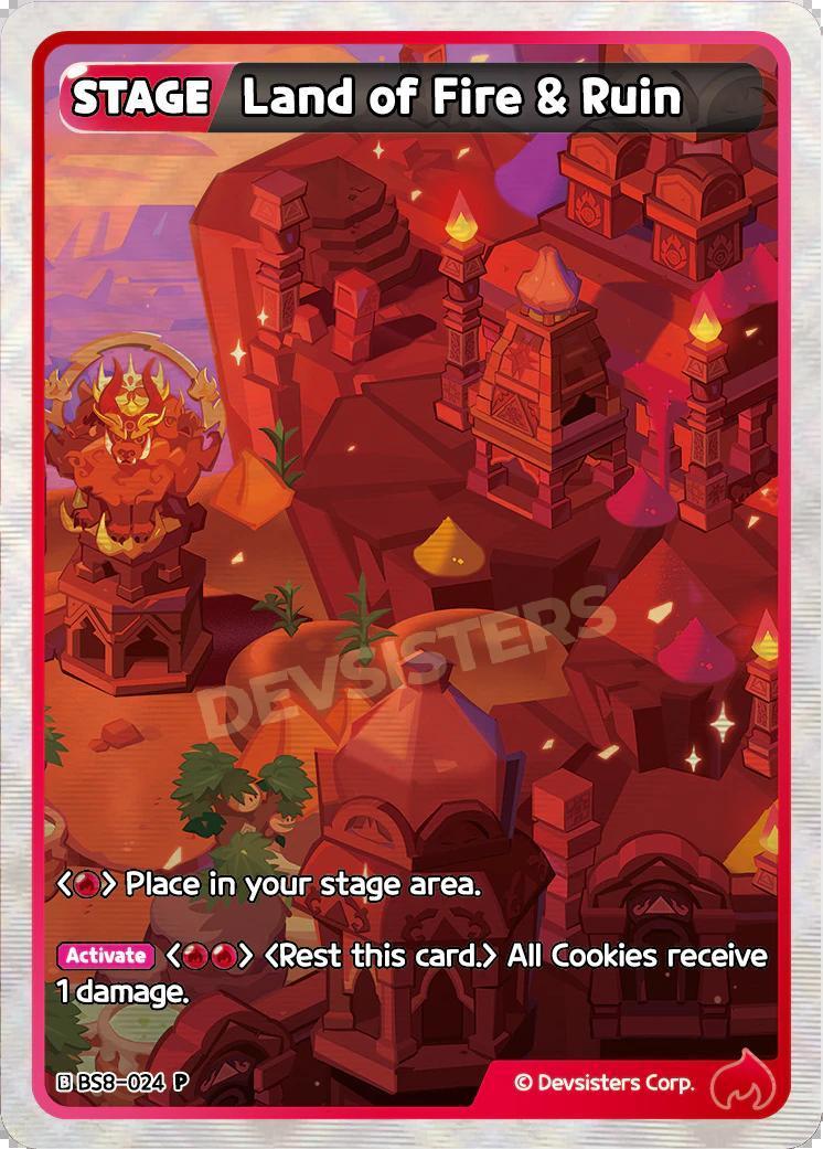 CookieRun TCG - Land of Fire & Ruin [BS8-024 P]