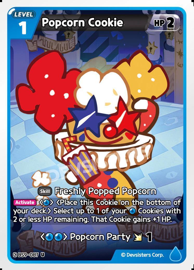 CookieRun TCG - Popcorn Cookie [BS9-087 U]