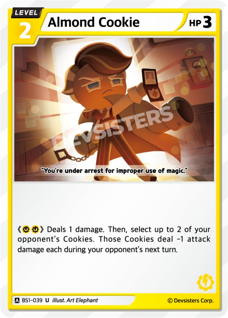 CookieRun TCG - Almond Cookie [BS1‑039 U]