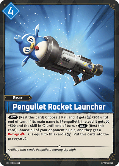 Palworld TCG - Pengullet Rocket Launcher [EBP01-044R]