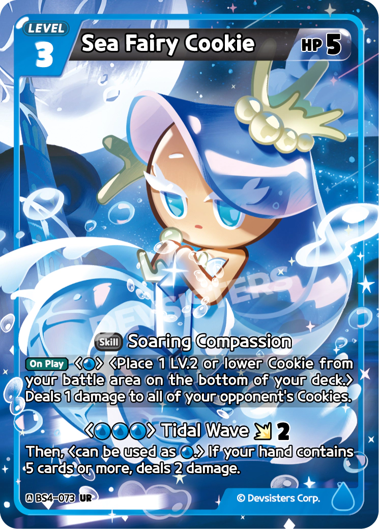 CookieRun TCG - Sea Fairy Cookie [BS4-073 UR]