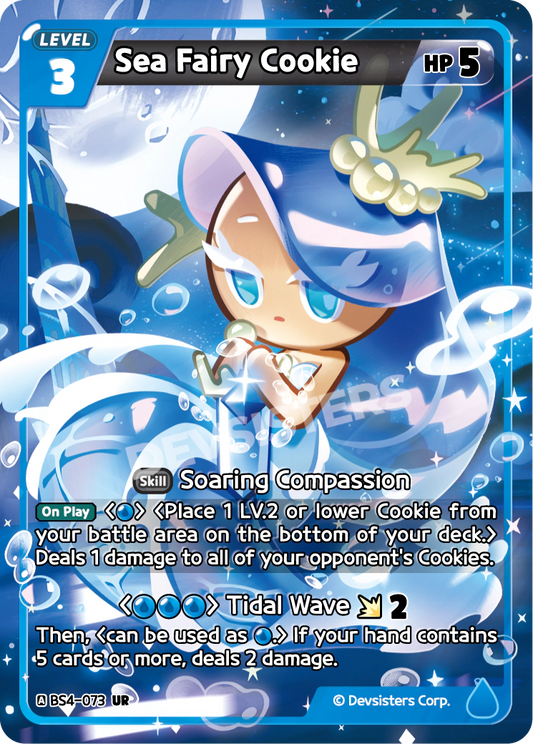 CookieRun TCG - Sea Fairy Cookie [BS4-073 UR]