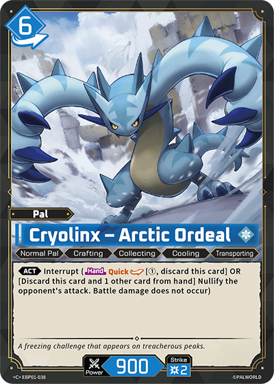 Palworld TCG - Cryolinx – Arctic Ordeal [EBP01-038C]