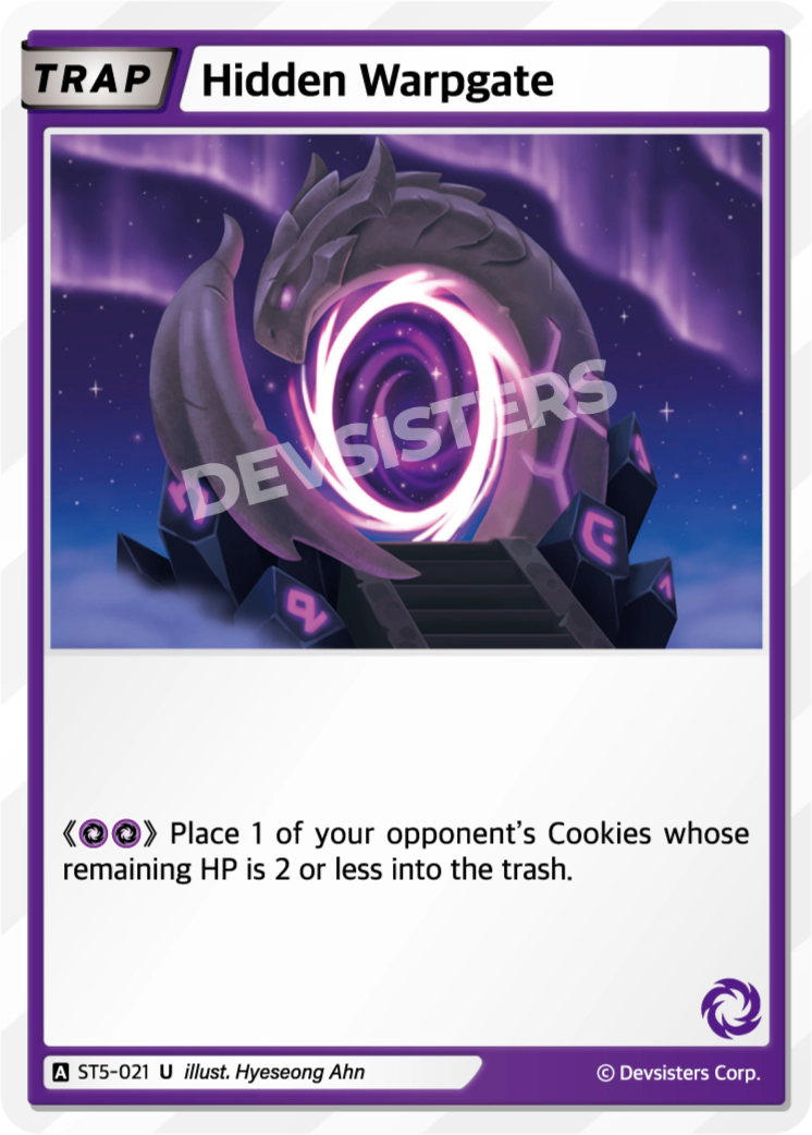 CookieRun TCG - Hidden Warpgate [ST5-021 U]
