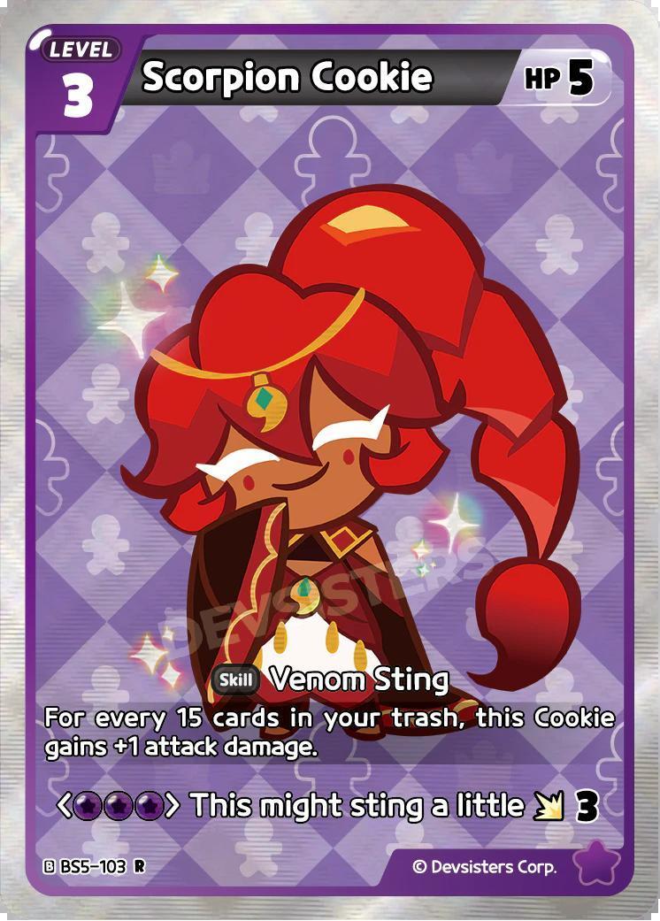 CookieRun TCG - Scorpion Cookie [BS5-103 R]