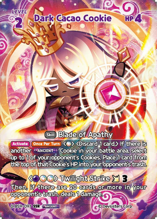 CookieRun TCG - Dark Cacao Cookie [BS9-097 SSR]