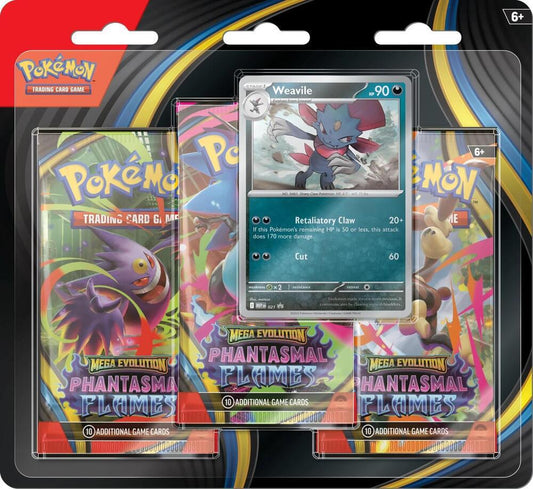 Pokémon TCG: ME2 - Phantasmal Flames: 3 Booster Pack