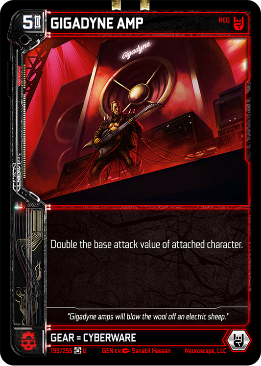 Neuroscape TCG - Gigadyne Amp GEN-193