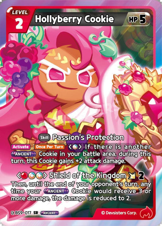 CookieRun TCG - Hollyberry Cookie [BS9-017 SR]