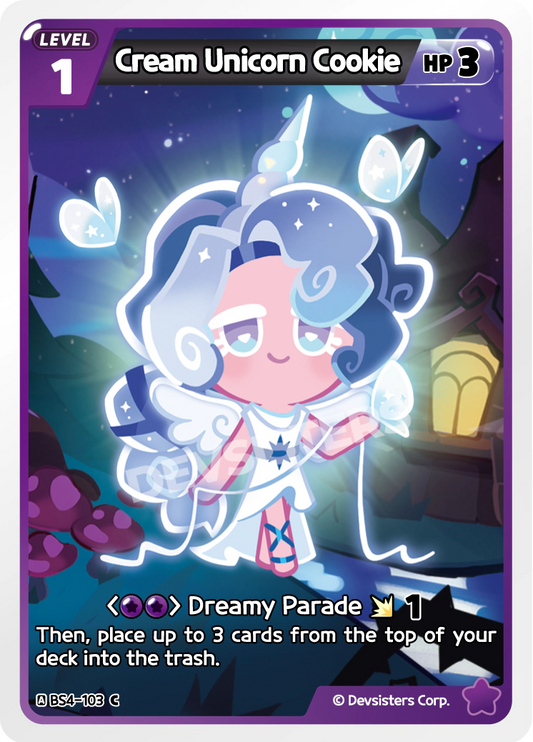 CookieRun TCG - Cream Unicorn Cookie [BS4-103 C]