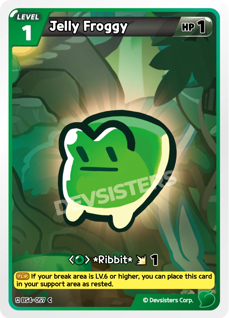 CookieRun TCG - Jelly Froggy (Laying) [BS4-057 C]