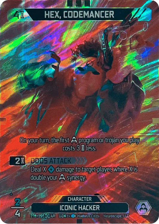 Neuroscape TCG - Hex, Codemancer GEN-270