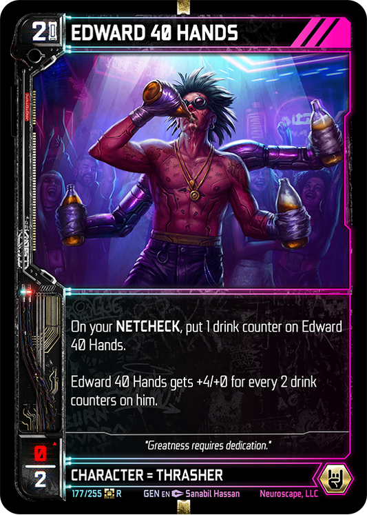 Neuroscape TCG - Edward 40 Hands GEN-177
