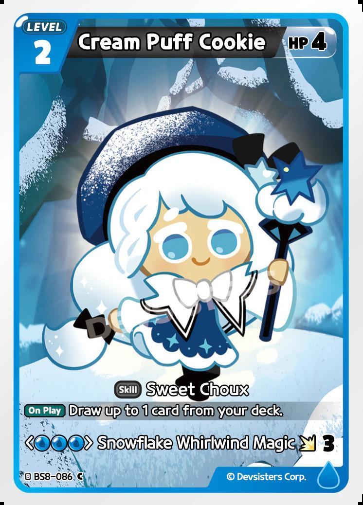 CookieRun TCG - Cream Puff Cookie [BS8-086 C]