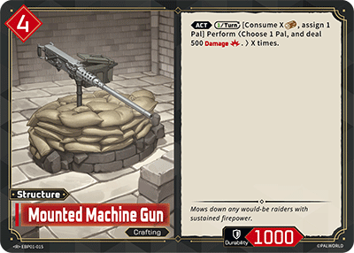 Palworld TCG - Mounted Machine Gun [EBP01-015R]