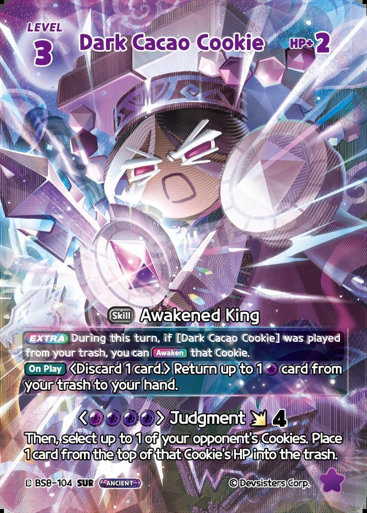 CookieRun TCG - Dark Cacao Cookie [BS8-104 SUR]