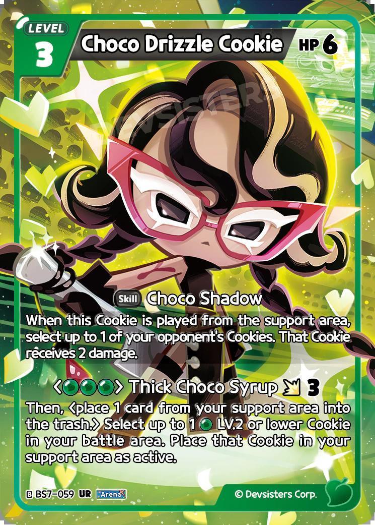 CookieRun TCG - Choco Drizzle Cookie [BS7-059 UR]