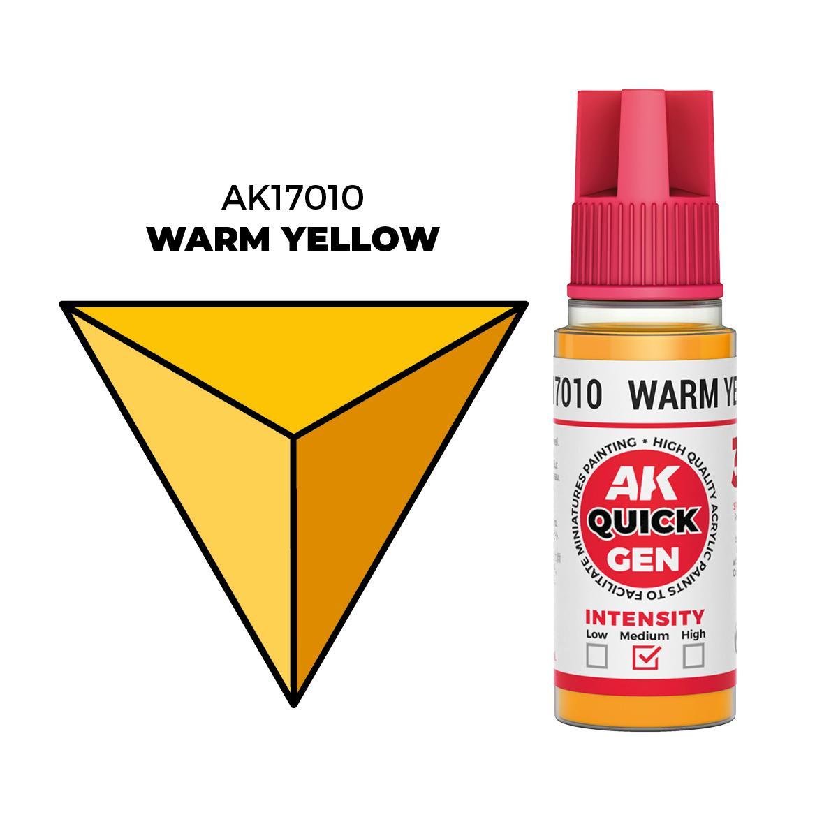 AK Interactive - Quick Gen: Warm Yellow (18 ml)