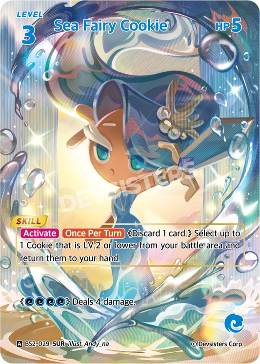 CookieRun TCG - Sea Fairy Cookie [BS2-029 SUR]