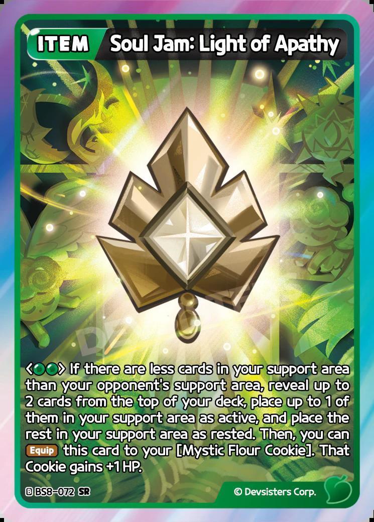 CookieRun TCG - Soul Jam: Light of Apathy [BS8-072 SR]