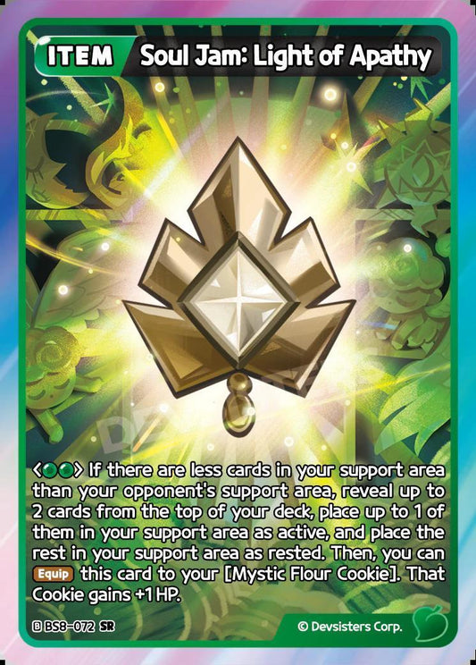 CookieRun TCG - Soul Jam: Light of Apathy [BS8-072 SR]