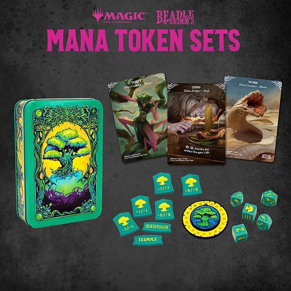 Beadle & Grimm's Mana Token Sets for Magic: The Gathering - Green