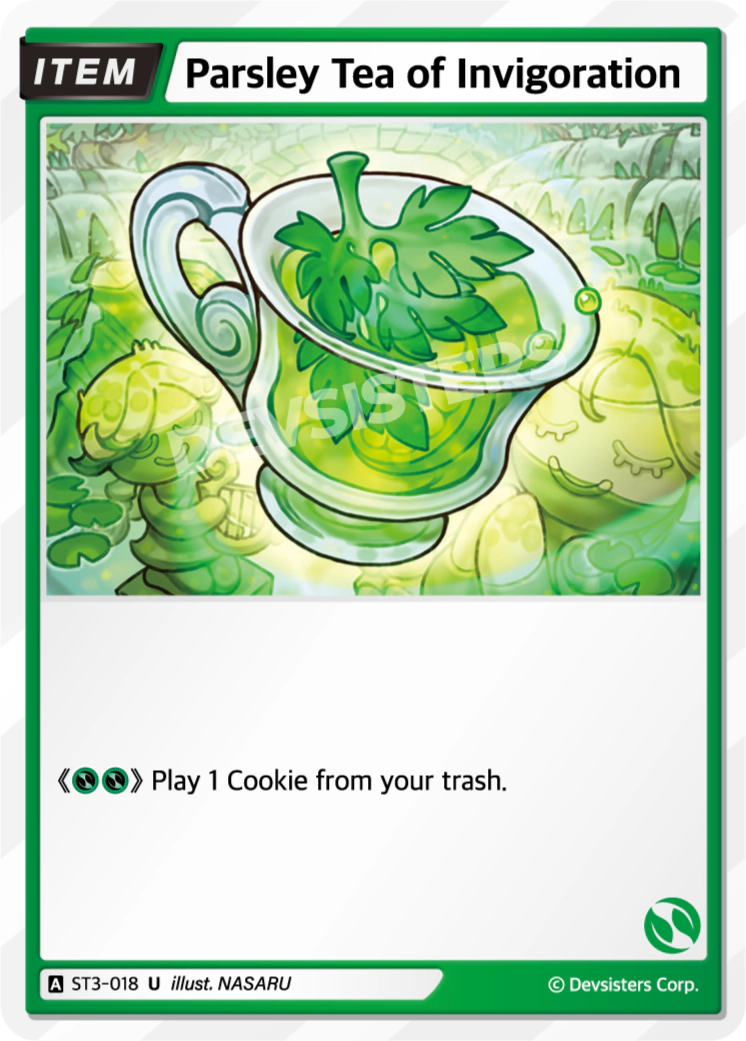 CookieRun TCG - Parsley Tea of Invigoration [ST3-018 U]