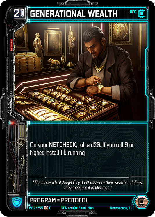 Neuroscape TCG - Generational Wealth GEN-082