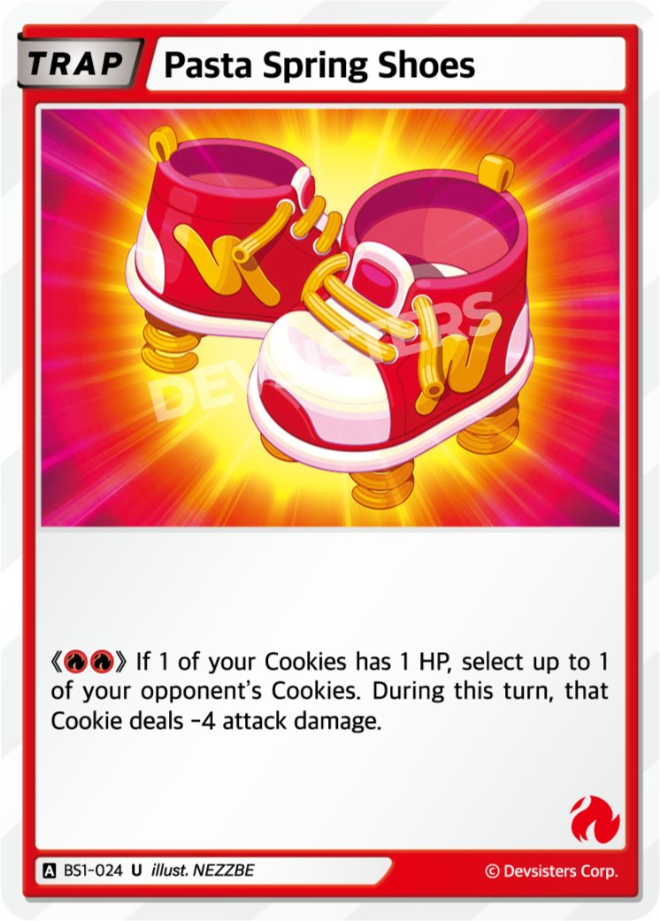 CookieRun TCG - Pasta Spring Shoes [BS1‑024 U]